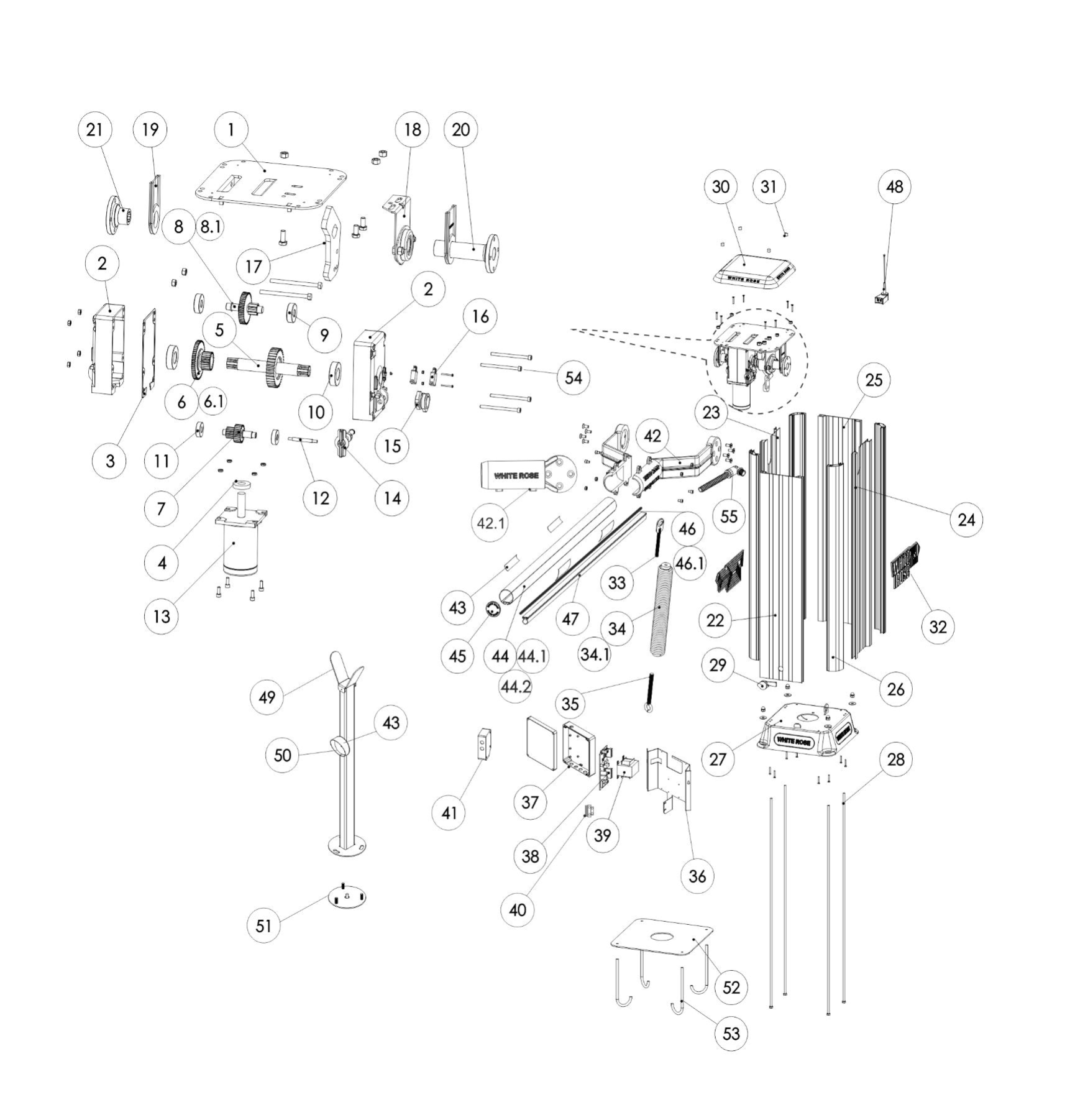 Kollu Bariyer parça görünümü