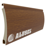 SL-39 Altın Meşe Alüminyum Poliüretan Panjur Lameli (1 Metre)