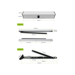 90 Derece Otomatik Kapı Mekanizması (Tek Motorlu Kit)