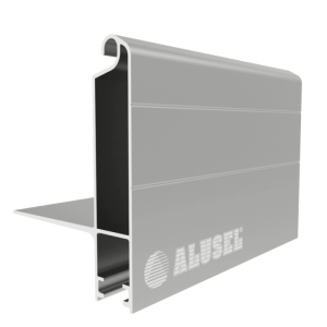 Alüminyum ES-405 Galvaniz Kepenk Köşebentli Alt Parça Lameli