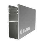 Alüminyum GC-487 Geniş Dikmeli Kepenk U Profili