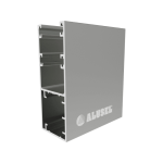 Alüminyum GC-611 Geniş Dikmeli U Profili (SL-77, ST-77 Uyumlu)