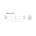 Cuppon CM45SS 60 M 10 NM Panjur Motoru