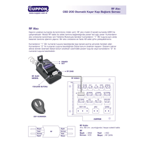 Cuppon Fotoselli Kapı Alıcı Kart Takımı
