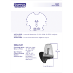 Cuppon OVAL 2 Led Flaşör Tepe Lambası