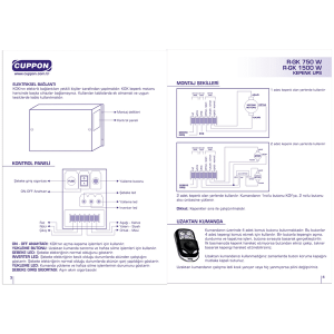 Cuppon SM 1500 Watt Kepenk Güç Kaynağı (Tek Kanallı)