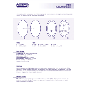 Cuppon SFTS Emniyet Fotoseli (Kablolu Universal)