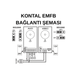 Kontal EMFB Emniyet Fotoseli (Universal Kablolu)