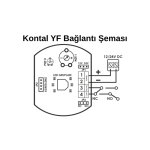 Kontal YF Yanaşım El Sensörü (Gri – Kablolu Temassız Buton)