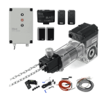 Nice SD100 24 Seksiyonel Kapı Motoru (D-PRO Action ve Alıcılı Full Set)