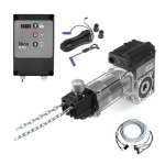 Nice SD100 24 Seksiyonel Kapı Motoru (D-PRO Automatic ve Opto Sensör Kit)