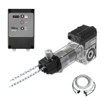 Nice SD100 24 Seksiyonel Kapı Motoru (D-PRO Automatic ve 7 Metre Kablo)