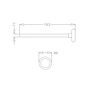 Seksiyonel Kapı Tekerlek Naylon 2x11mm L=193mm (Uzun Tekerlek)